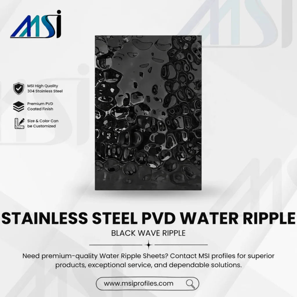 PVD Black Water Wave - MSI Profiles