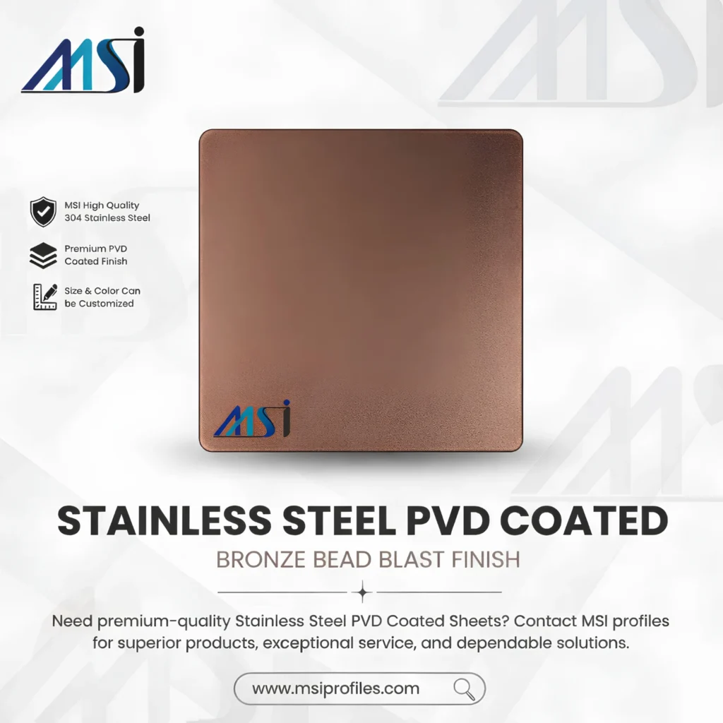 PVD Bronze Beadblast - Marine Stainless India