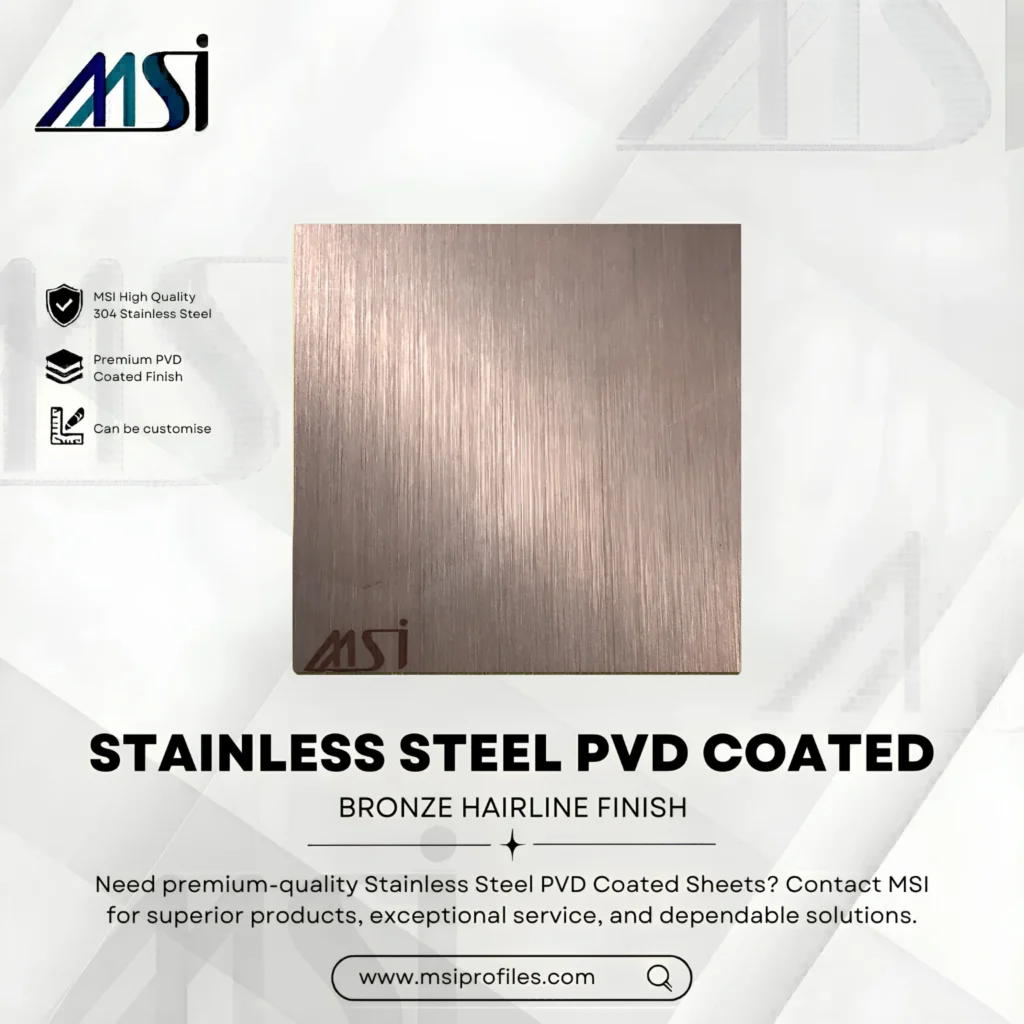 PVD Bronze Hairline - MSI Profiles