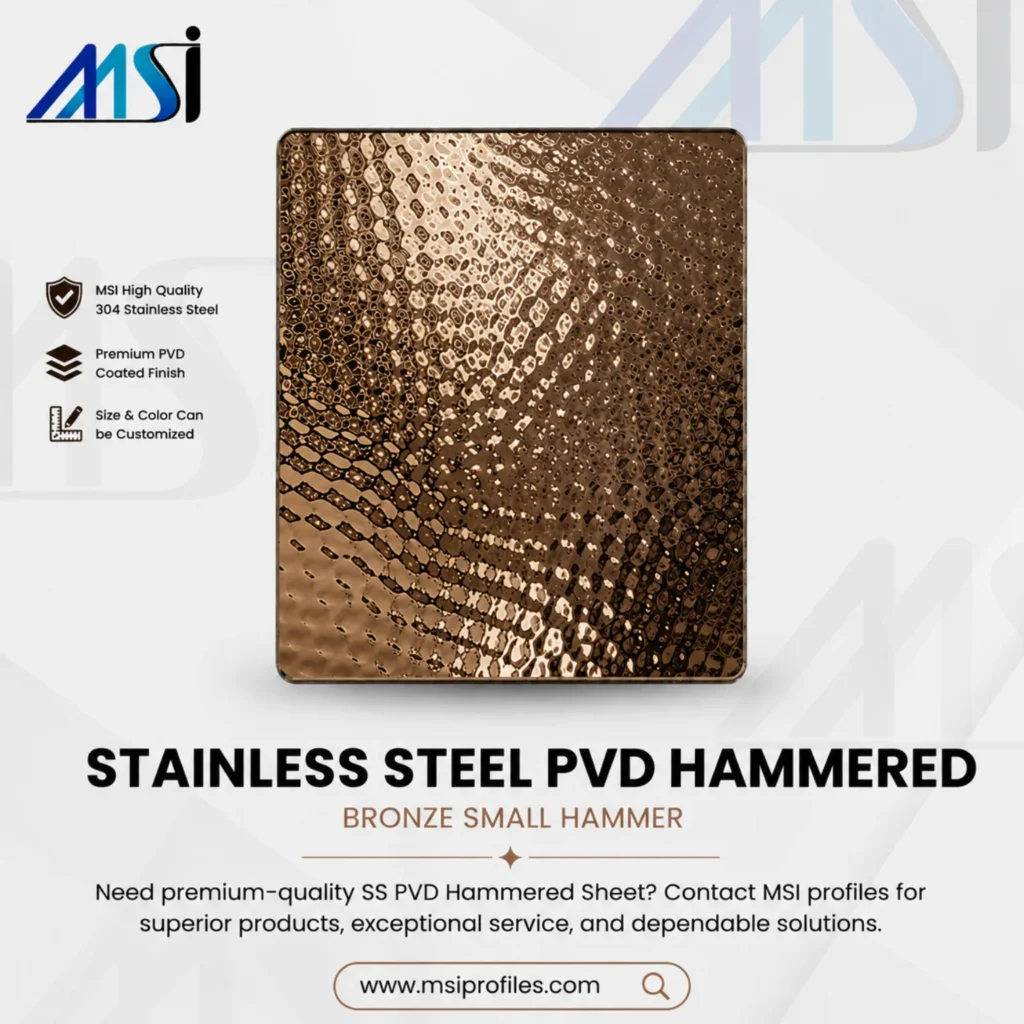 PVD Bronze Hammered - MSI Profiles
