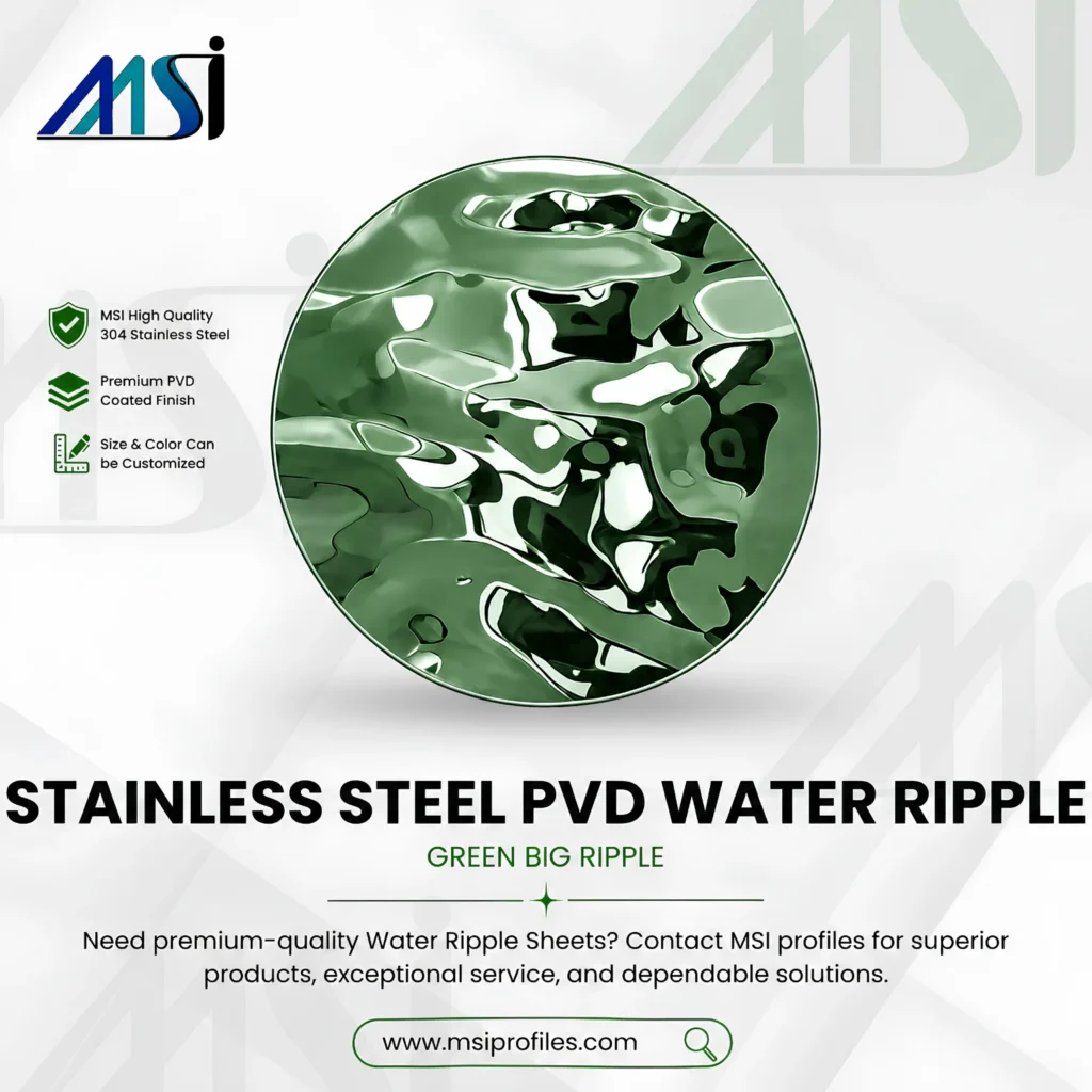 PVD Green Waterripple - Marine Stainless India