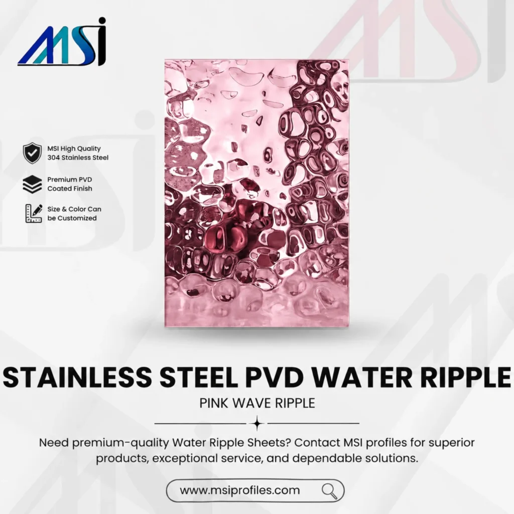 PVD Pink Water Wave - MSI Profile