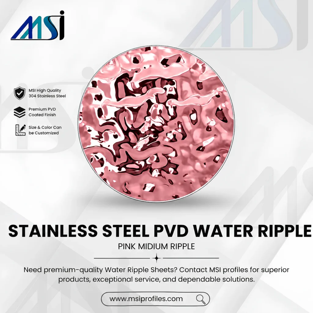 PVD Pink Waterripple - MSI Profile