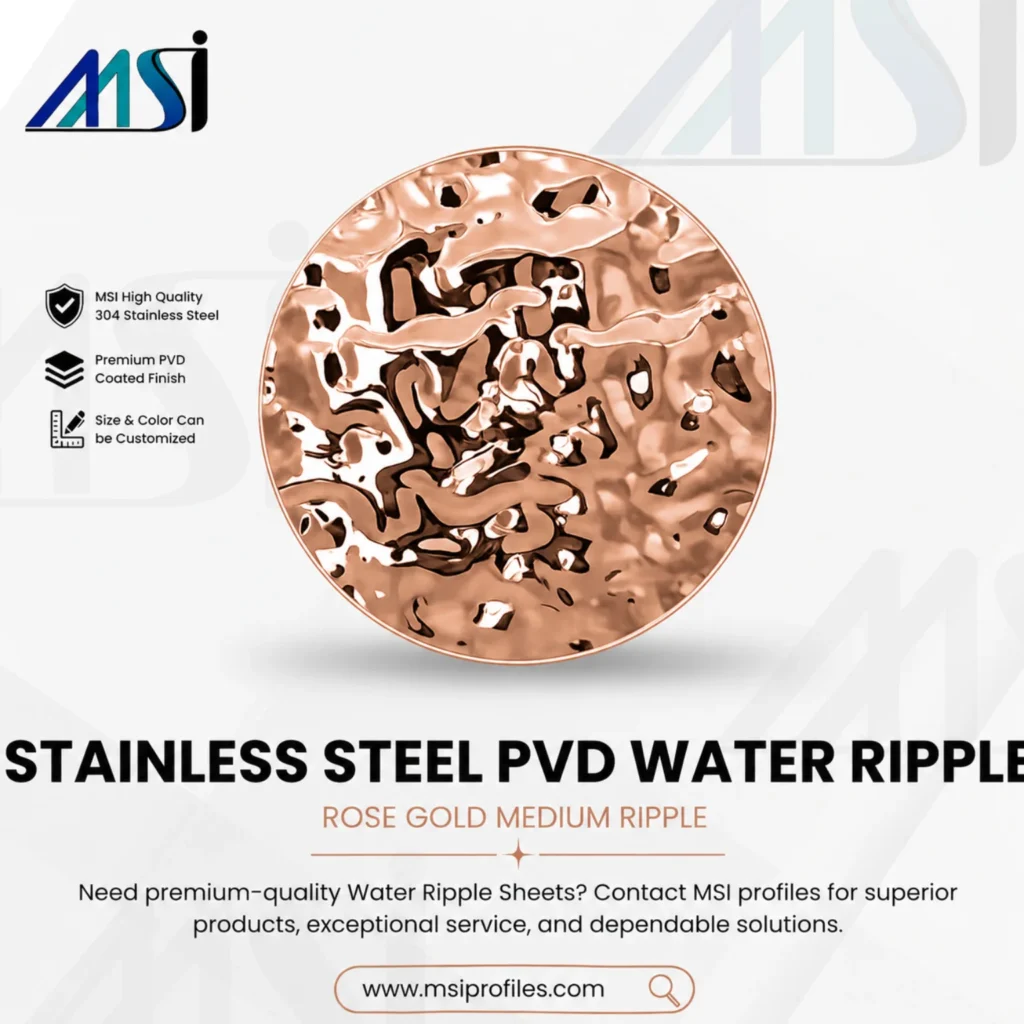 Rose Gold Small Water Ripple - MSI Profile