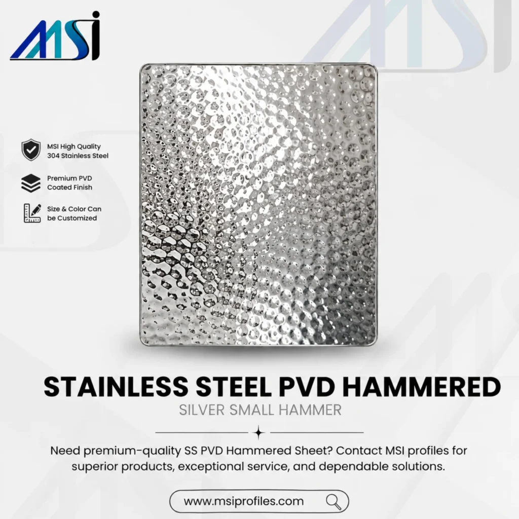 PVD Silver Hammered - MSI Profile