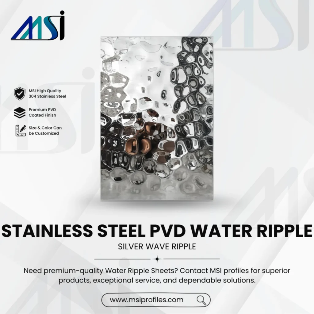 PVD Silver Water Wave - MSI Profile