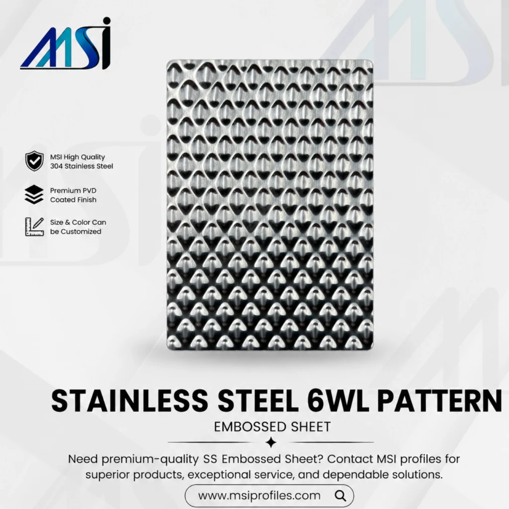 SS 6WL Decorative Pattern Sheet - Marine Stainless India