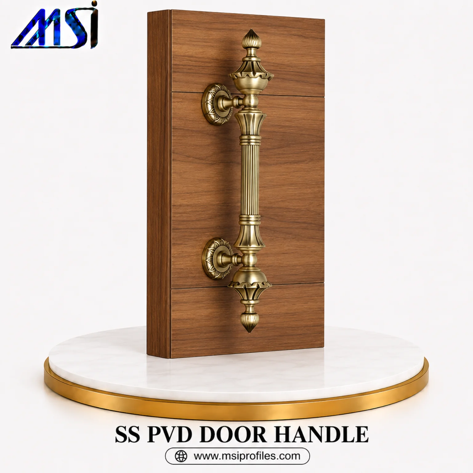 SS PVD Door Handle - Marine Stainless India