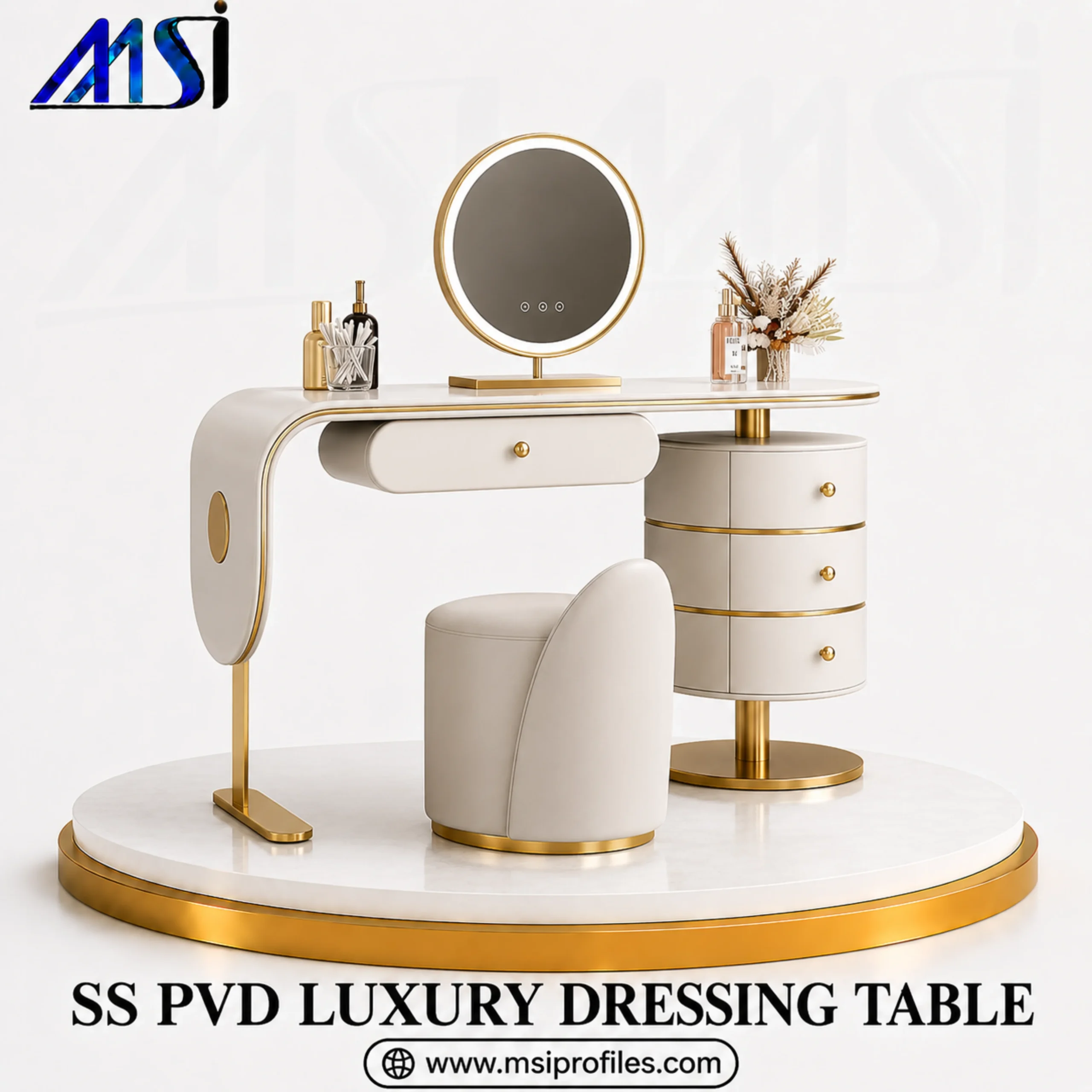 SS PVD Dressing Table - MSI Profiles