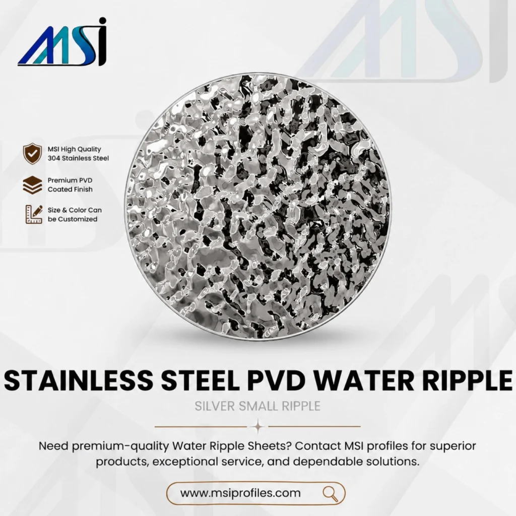 Silver Small Water Ripple - MSI Profile