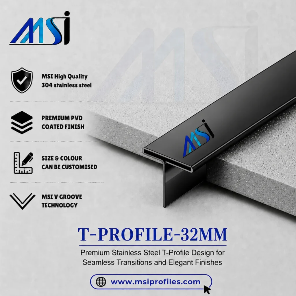 T Profile 32mm Black Mirror - MSI Profiles